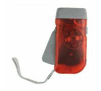 TEMU Linterna de manivela para 1 PC, generador de energía manual LED, no resistente , funciona con pilas e batería, no necesita enchufe, linterna con pilas de botón para camping y luz nocturna.