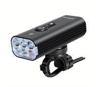 TEMU Linterna Frontal Inteligente para Bicicleta, Luz de 10000mAh para Bicicleta, Cargador USB MTB y Carretera Linterna Potente para Ciclismo Nocturno