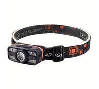 TEMU Linterna Frontal LED Recargable por USB con Sensor de Movimiento - , Ajustable y para Pesca Nocturna, Correr y Actividades al Aire Libre, Luces de Pesca para