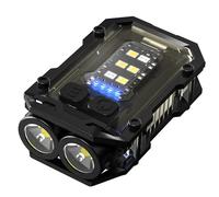 TEMU Linterna portátil de llavero mini con LED de luminosidad, dual para camping, pesca y herramienta multifunción de exterior.