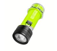 TEMU Linterna Profesional de Buceo XP90, Luz Subacuática Portátil con 2 de Iluminación, y Amarilla, Batería de Capacidad Incorporada