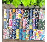 TEMU Listones de Tela Floral Jelly Roll, 36pcs, 2.5x19.7 Pulgadas, 100%, Pre-Cortados para Acolchado, Patchwork, de Muñecas y Costura Artesanal, Solo a , Suministros y Herramientas para Acolchado