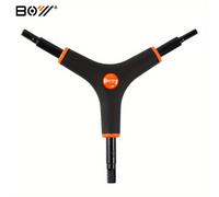 TEMU Llave de carbono de 3 vías BOYI para reparación de bicicletas, hexagonales para bicicleta de montaña, herramienta multiusos de llave Allen para reparación y de ciclismo