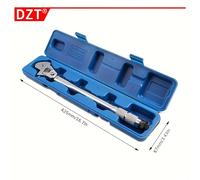 TEMU Llave de Torsión Ajustable 19-110 NM, Acero , Carrete de Abierto con Cabezales Intercambiables, Herramienta de Reparación de Automóviles y Bicicletas de DZT