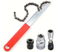 TEMU Llave especial para quitar cassette de bicicleta de montaña y libre, juego de herramientas de reparación de bicicleta individual