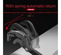 TEMU Llave Universal, un Ajustables Multifuncionales, Herramienta de Abrazadera de Tubería de Rápida con Mordazas Móviles.