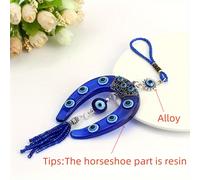 TEMU Llavero con colgante de y ojo de la , colgante de pared con borla, llavero para coche