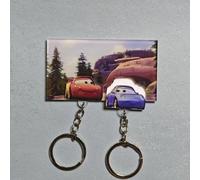 TEMU Llavero de entrada, Llavero de pareja de "Cars" de Disney, Llavero de moda para damas, Decoración de entrada familiar, Almacenamiento de llaves