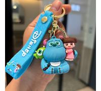 TEMU Llavero de Figura de Monsters University, Monstruos de Anime de ., Adornos para Mochila Escolar
