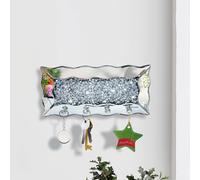 TEMU Llavero estilo diamante, con cuerpo de espejo ondulado e incrustaciones de cristal. impresionante llavero decora hermosamente tu entrada, ofreciendo practicidad y un de lujo para tu de llegada
