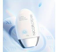 TEMU Loción Solar Facial Nicor con Ácido Hialurónico, Diseñada para Protección Solar al . Esta Crema Hidratante es Adecuada para Todo Tipo de Piel, SPF50/PA++++, No Residuos Blancos, Es .