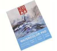 TEMU Lonely Finger Premium Watercolor Pad, Cold-Pressed Artist Paper - 140lb/300gsm, 20 Sheets, Acid-Free, Ideal for Painting, Gouache, Mixed Media, and Ink, Multiple Sizes Available (A3/A4/A5)