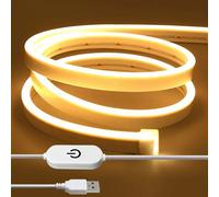TEMU LQHZMYY Tira de Neón LED con Control Táctil, Luz de Cuerda Regulable USB, Tira de Neón, Letrero de Neón Flexible para Decoración de Gabinetes, Respaldo de TV y Dormitorio Interior