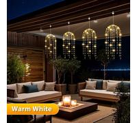 TEMU Luces colgantes de medusa solares, luces LED al con 8 , luces decorativas impermeables para patio, jardín, , dormitorio, patio, tienda, decoración de camping