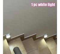 TEMU Luces de escalón con sensor de movimiento de 6 LED | Luces nocturnas inalámbricas para escaleras, pasillos, armarios, cocinas - Uso navideño, IP44, Batería no incluida