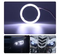 TEMU Luces de Halo LED Ojo de Ángel para Coche y Motocicleta de 60mm/2.3in, Universales para 12V