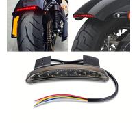 TEMU Luces LED de Parada y Luz Trasera para Matrícula con en Fender Trasero de 5 Cables para Harley XL883N, XL1200V, XL1200X ( )