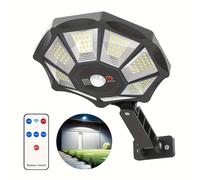 TEMU Luces Solares Exteriores para Calles, Proyectores de 168 LED, Faros con Sensores de Movimiento, Luces Exteriores Solares para Jardines, Almacenes y Paredes Exteriores
