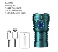TEMU Luz de bolsillo pequeña de potencia LED XPG 8x de luminosidad, tipo-C USB recargable, portátil con clip imán para noche