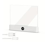 TEMU Luz de lectura LED, carga USB, protección , batería recargable de litio de 1200mAh - Serie 18650, con clip para lámpara de noche, uso interior