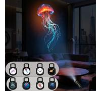 TEMU Luz de Proyección de Profundidad Marina con Paneles de Marina Intercambiables (Ballena, Medusa, , ), USB, Rotación de , de un Mundo ; una Decoración y Regalo