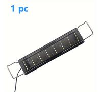 TEMU Luz LED para pecera con temporizador, opciones de 3/9/12 horas, alimentación por USB, nivel de ajustable 10, crecimiento para peces y plantas, retráctil, 36 V o menos, no batería