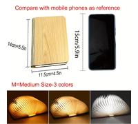 TEMU Luz Nocturna Magnética de Inducción Recargable por USB a 5 Opciones de Color, como Regalo de o Festivo para un , Ideal para Decorar un Dormitorio o .