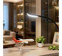 TEMU Luz Nocturna Táctil USB, Lámpara de Escritorio Portátil Ajustable, Luz de Lectura Nocturna con Temporizador, Lámpara LED Inteligente Inalámbrica Recargable para Dormitorio, Regalo de