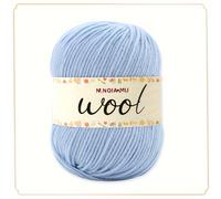 TEMU Made with 50 grams of yarn with a mix of colors like white, red, black, beige, pink, khaki, yellow, grey, blue, and green. This yarn is 100% pure and perfect for knitting and crochet projects.