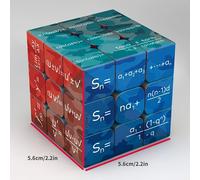 TEMU mágico de matemáticas divertido, 1 pieza, de rompecabezas educativo 3x3, la inteligencia y las habilidades prácticas, regalo de