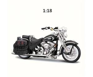 TEMU Maisto 1:18 1999 Harley-Davidson Motocicleta Réplica de Die-Cast - Juguete Coleccionable con Logotipo Auténtico, Miniatura para Exhibición, Regalo para (Diseño Original de 1999)