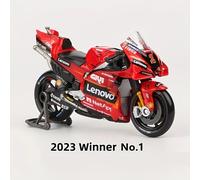 TEMU Maisto 1:18 Equipo 2023 Moto GP Ducati Team #1 | de Motocicleta de Plástico Diecast, Resistente a , Funciona con Empuje, Tema Deportivo, Color Mezclado