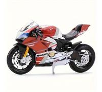 TEMU Maisto Autorizado a 1:18 Ducati V4 S Corse, Die-Cast de Vehículos para Coleccionistas, Como Regalo para Entusiastas de las Motocicletas