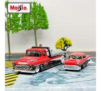 TEMU Maisto Coche de Juguete a con Plataforma, de Vehículo de Transporte , Regalo de Navidad para Niños, de los Niños, Modelos Decorativos, para Amantes de los Modelos
