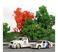 TEMU Maisto Simulación Aleación 1988 BMW M3E30 Camión de Plataforma Transporte Set Coche Coche de Juguete Adorno Coche Juguete de Niño