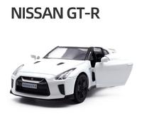 TEMU MAKEDA para for Nissan R35 puede abrir tirada hacia atrás simulación de coche de aleación colección de juguetes para jóvenes regalos de Navidad y Halloween
