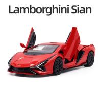 TEMU MAKEDA para Lamborghini Coche Supercar de Aleación con Tirador Abrible de Coche de Metal para Jóvenes Juguetes de Halloween y Navidad, Ideal para Navidad