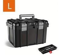 TEMU Maleta rígida portátil grande diseñada para organizar herramientas y ferretería