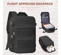 TEMU Maletas de Cabina Asiento 20L Mochila Pequeña para Equipaje de , Bolso Tamaño Avión para Aerolíneas, Mochila de Viaje Adecuada para Portátil de 14 Pulgadas Bolsos de