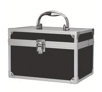 TEMU Maletín de Belleza y Peluquería Portátil, Estuche de Maquillaje de Almacenamiento Práctico, Estuche de Maquillaje de Viaje con Espejo para Uso Doméstico