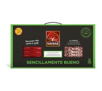 TEMU Maletín de Jamón de Cebo Ibérico 4x75g, Chorizo Gran selección 4x75g y Salchichón Gran selección Navidul. Freshpack envasado al vacío - 4x75g Total 900 gr