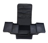 TEMU Maletín de Maquillaje Profesional Grande con Niveles Ajustables para Viajes, Diseñado para Maquilladores Organizar y Almacenar Sus Suministros.