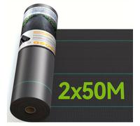 TEMU Malla antihierbas de resistencia para jardín, contra las , tela para paisajismo, entrada de vehículos, , césped artificial, base para césped, rollo tejido negro, cubierta para .