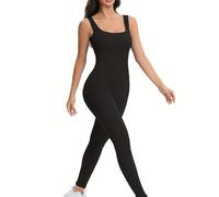 TEMU Mallas de yoga sin costuras con control de abdomen y de glúteos, estilo deportivo, para mujer.