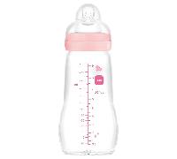 TEMU MAM Biberón de Vidrio de 260 ml - Para 2 a 4 Meses