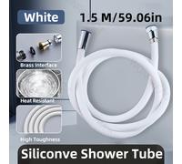 TEMU Manguera de Ducha Flexible de Calidad - Tubo de Baño con Diseño -, Resistente para Duchas de , Bañeras, Bidés, RV - Adecuada para Baños de Mascotas