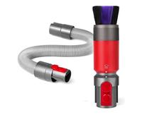 TEMU Manguera de extensión flexible con cepillo para quitar el polvo para aspiradoras Dyson , V7, V8, V10, V11 y V15, con cerdas suaves autolimpiables.