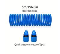 TEMU Manguera de jardín anti-congelación y resistente al frío de 10 metros/15 metros, tubo de EVA, herramienta de limpieza de tuberías de agua en anti-enredos