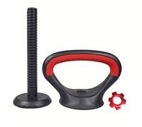TEMU Manija versátil para kettlebell con barra de flexiones - de material PP resistente, soporte seguro para mancuernas, removible y ajustable, ideal para entrenamientos en casa, soporta 40.0KG