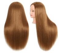 TEMU Maniquí de 70 cm diseñado para la formación en peluquería y cosmética, ideal para practicar técnicas de peinado